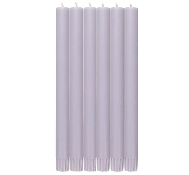 Verbena Mauve Dinner Candles - Pack of 25