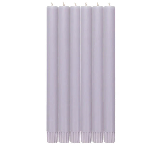 Verbena Mauve Dinner Candles - Pack of 25