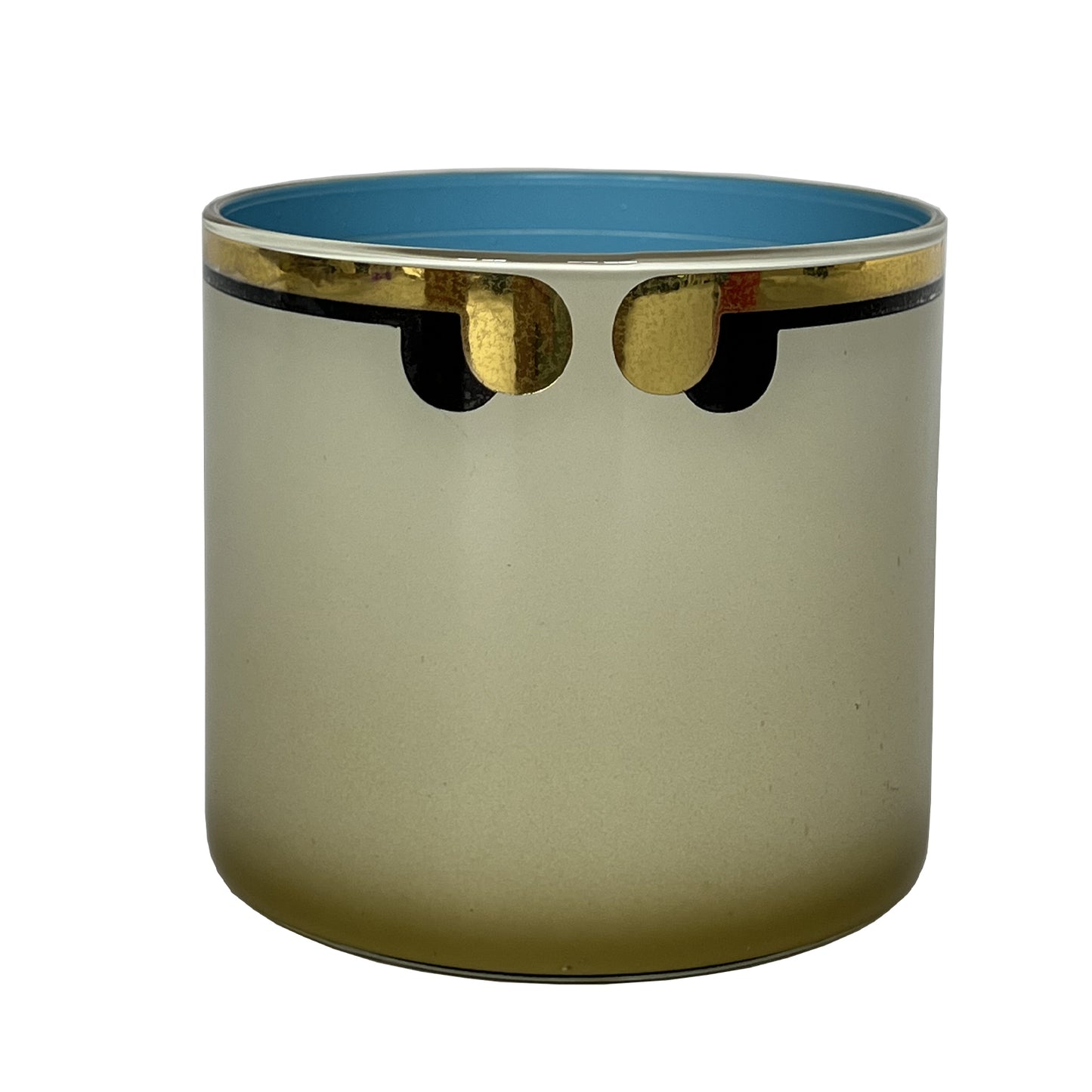 Green Ombre Brush Pot