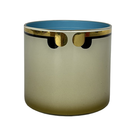 Green Ombre Brush Pot