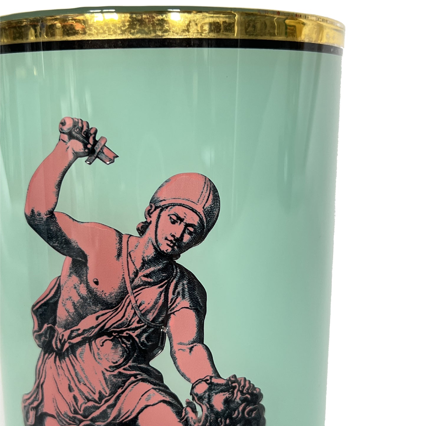 Roman Soldier & Lion Brush Pot - 1st colour edition