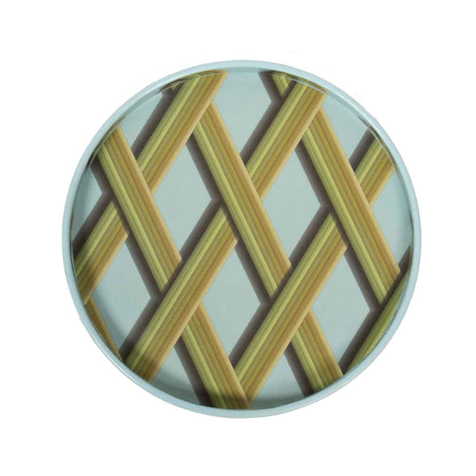 Medium Trellis Work Tray - Sky Blue