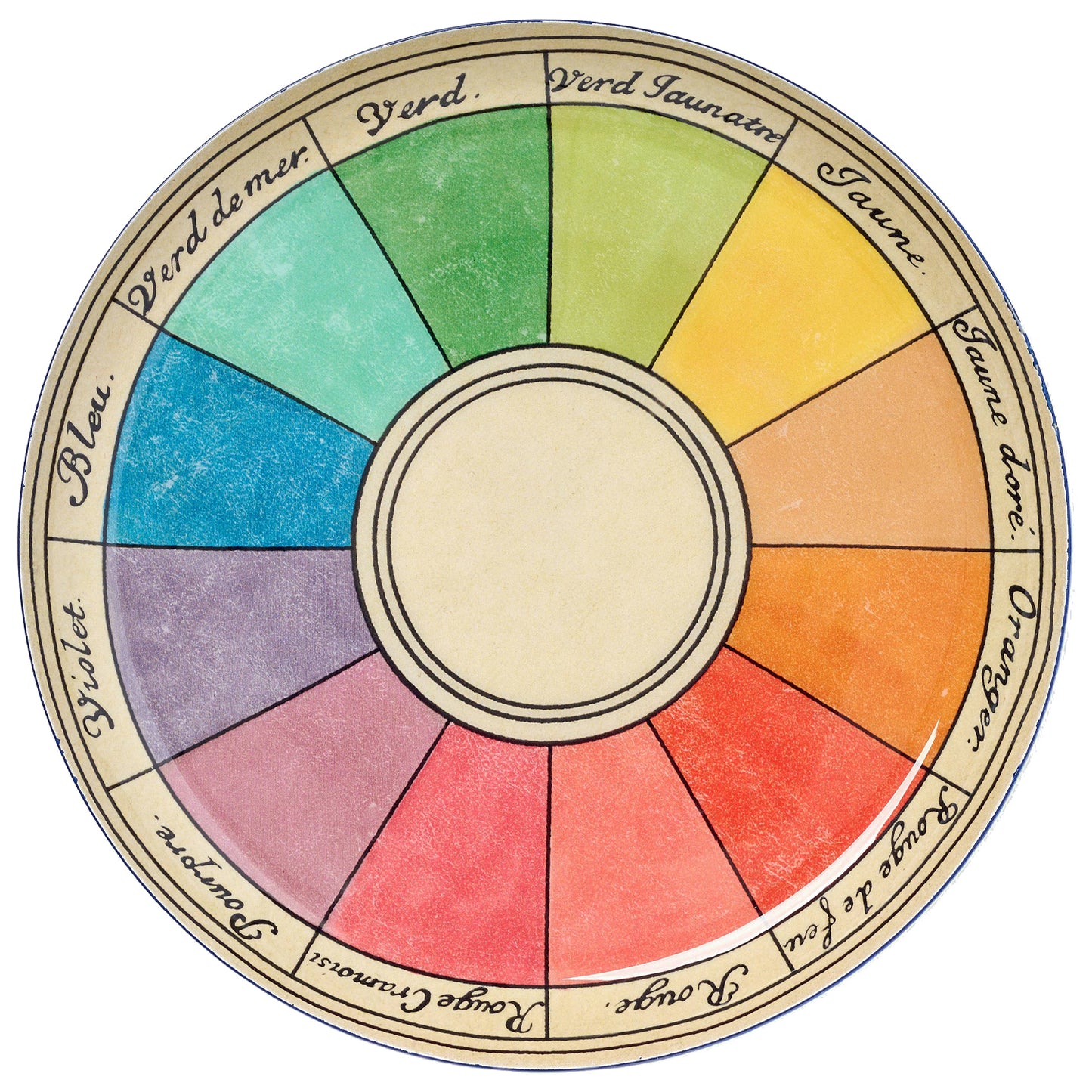 Cercle Chromatique - 8" Enamel Tray