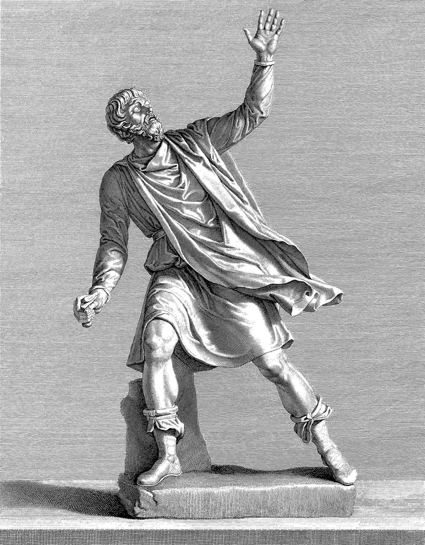 Classical Statue Giclée Print