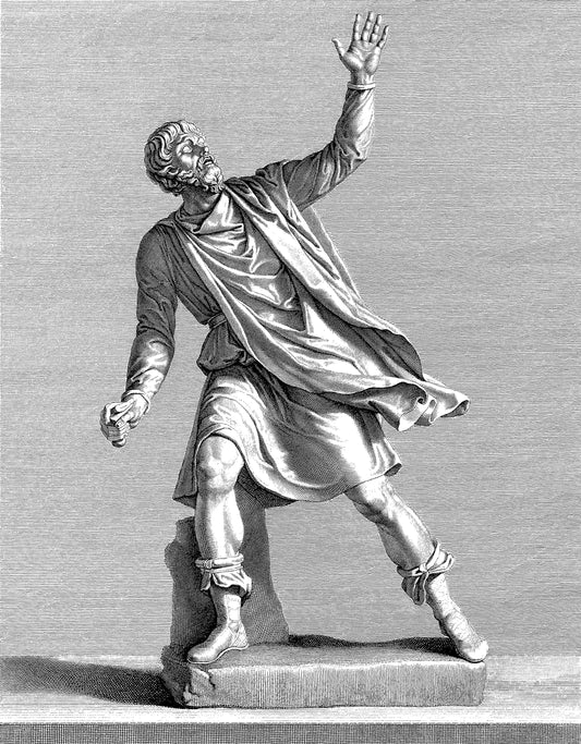 Classical Statue Giclée Print