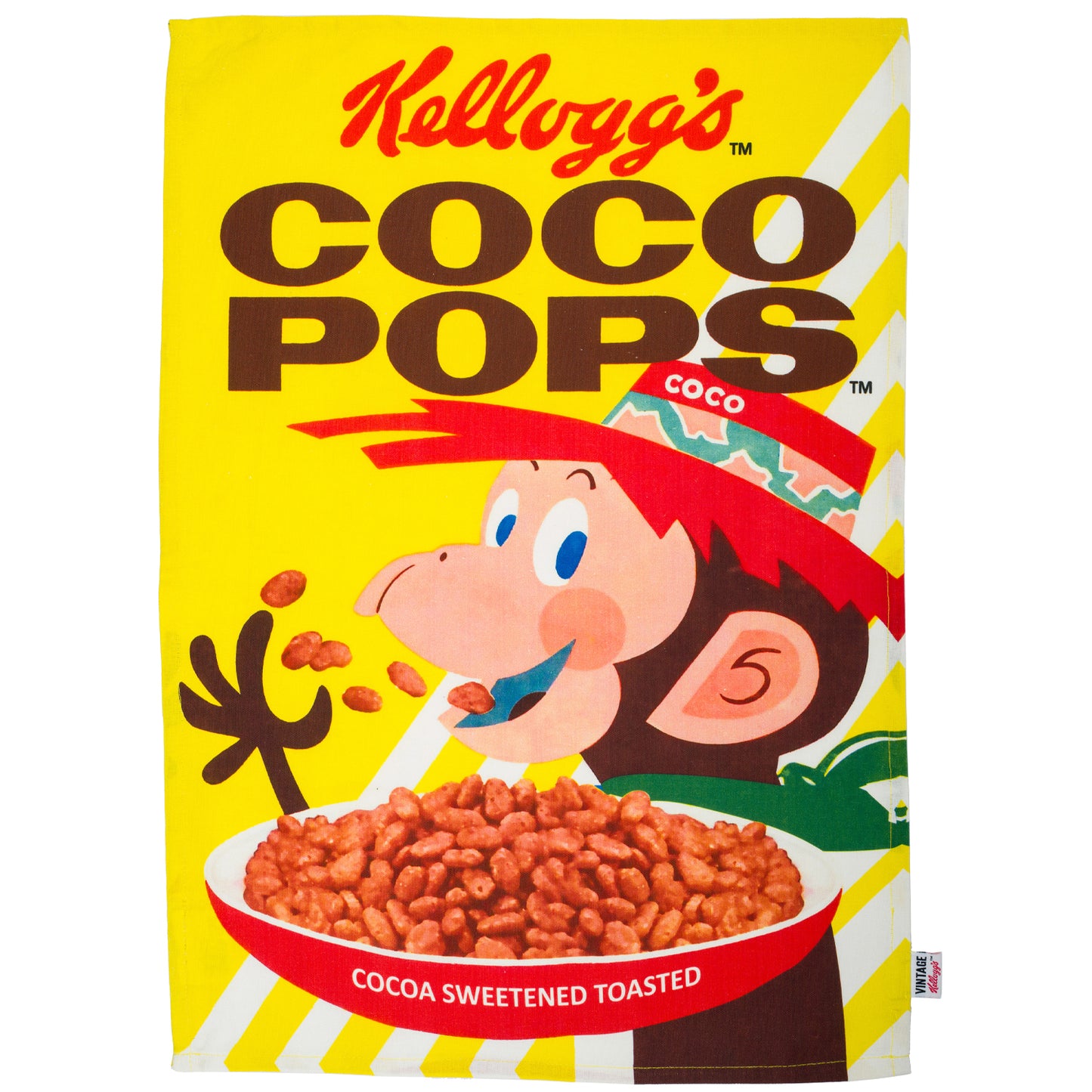 Vintage Kellogg's Coco Pops Tea Towel