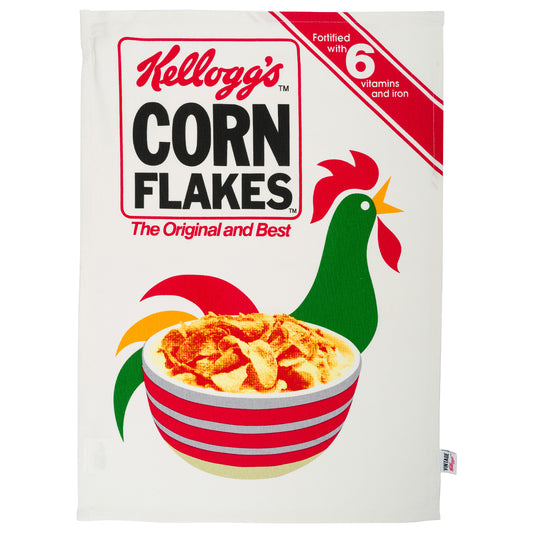 Vintage Kellogg's Corn Flakes Tea Towel