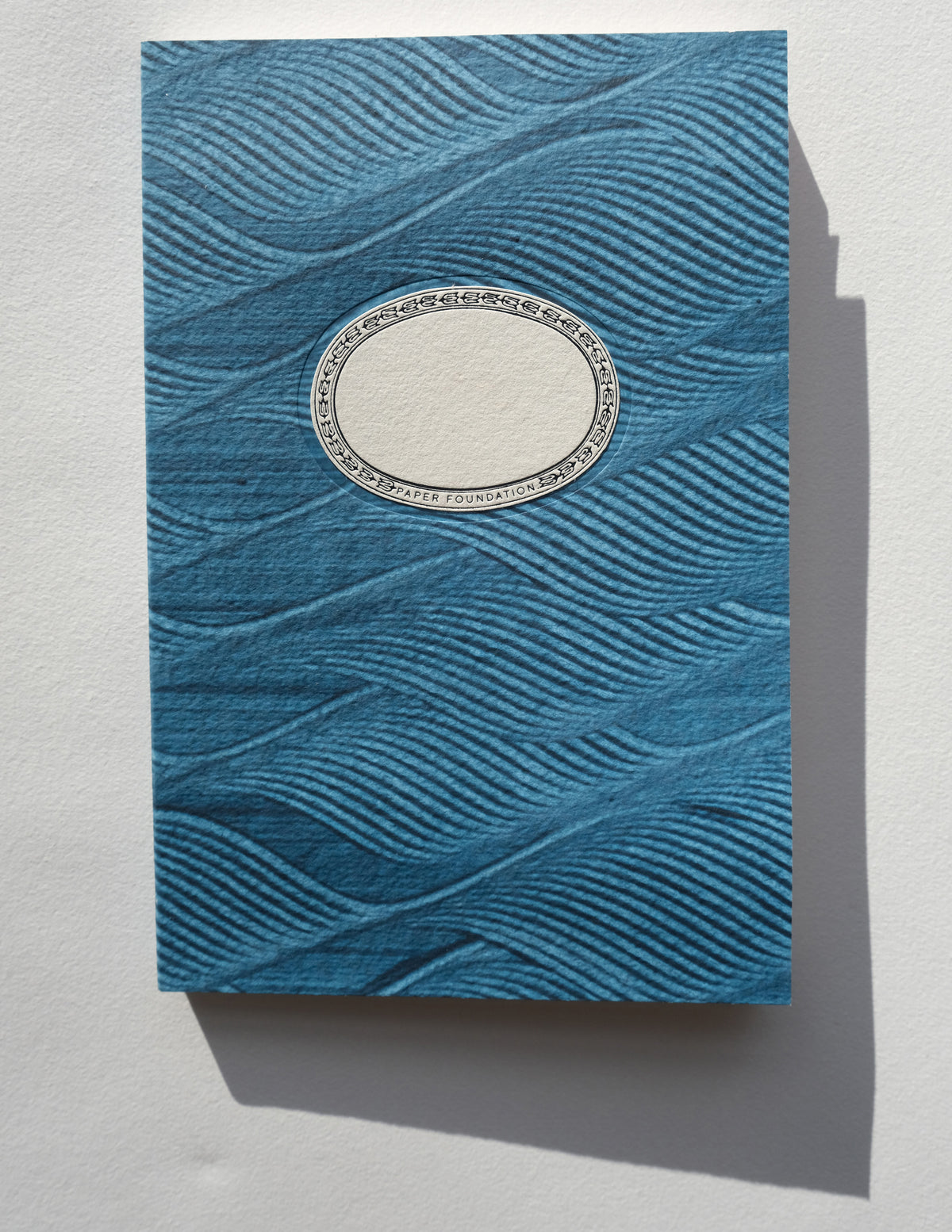 Hand Decorated Notebook - Soundwave Blue - Large