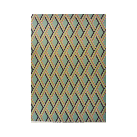 Trellis Work - 5 Sheets Of Light Teal Paper