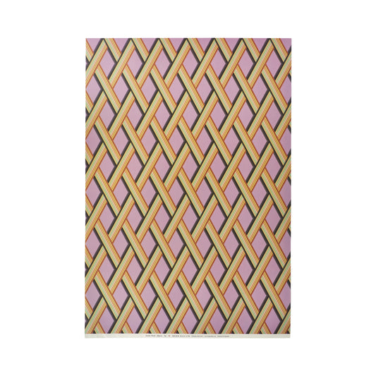 Trellis Work - 5 Sheets Of Mauve Paper