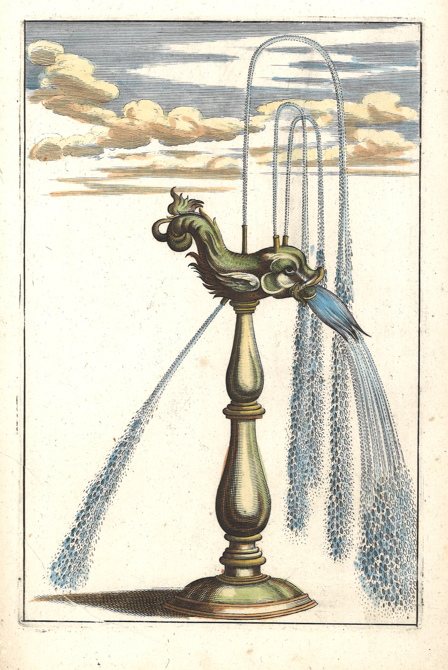 Fantasy Fountain Giclée Print