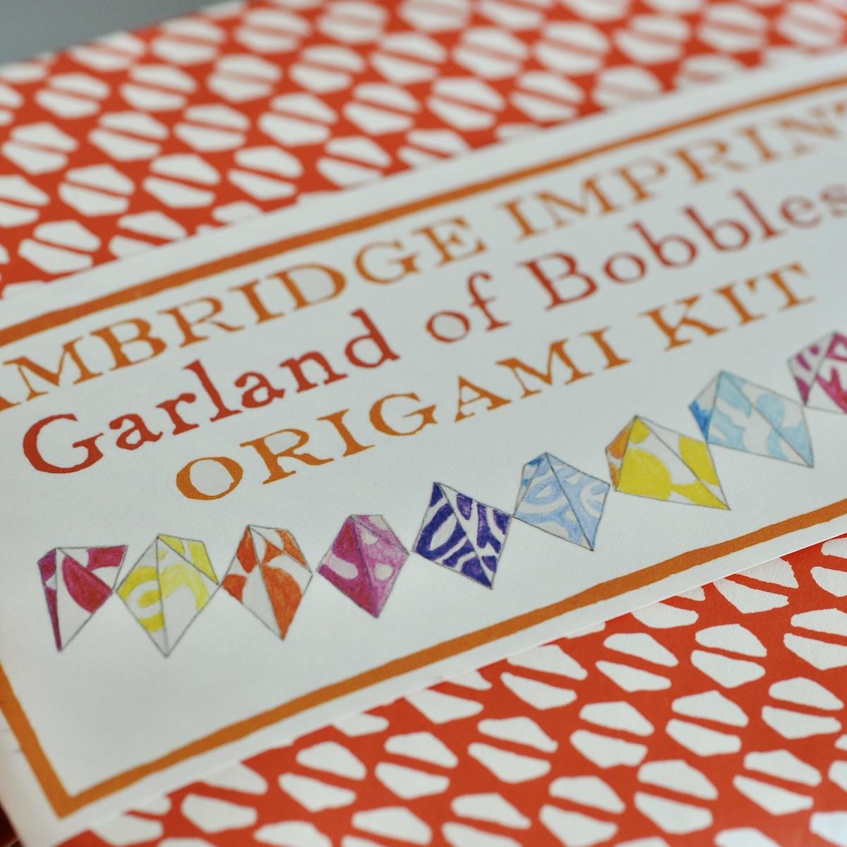 Origami Garland of Bobbles Kit