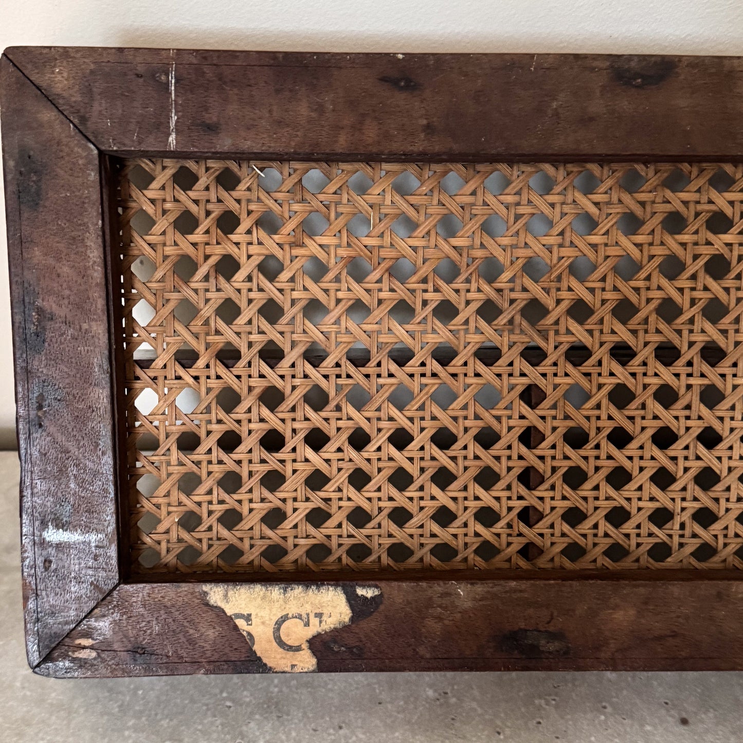 A Georgian Mahogany Cutlery Tray