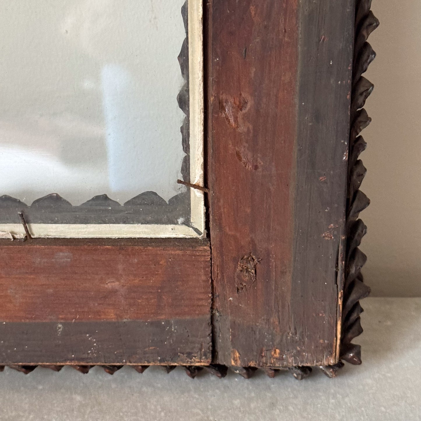 A Pair of Early 20th Century French Pine Cone Frames