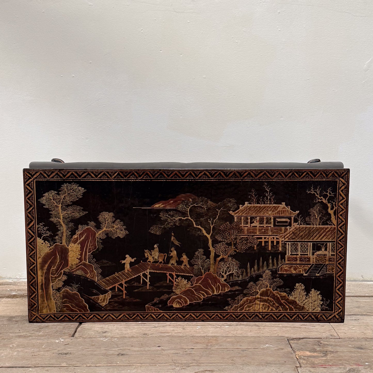 An Early 19th Century Lacquered Chinoiserie Coffee Table