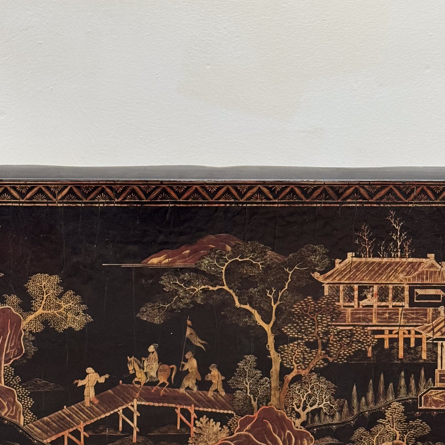 An Early 19th Century Lacquered Chinoiserie Coffee Table