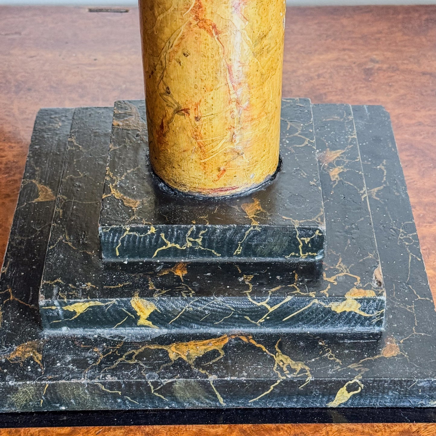 A Late 19th Century Faux Marble Column