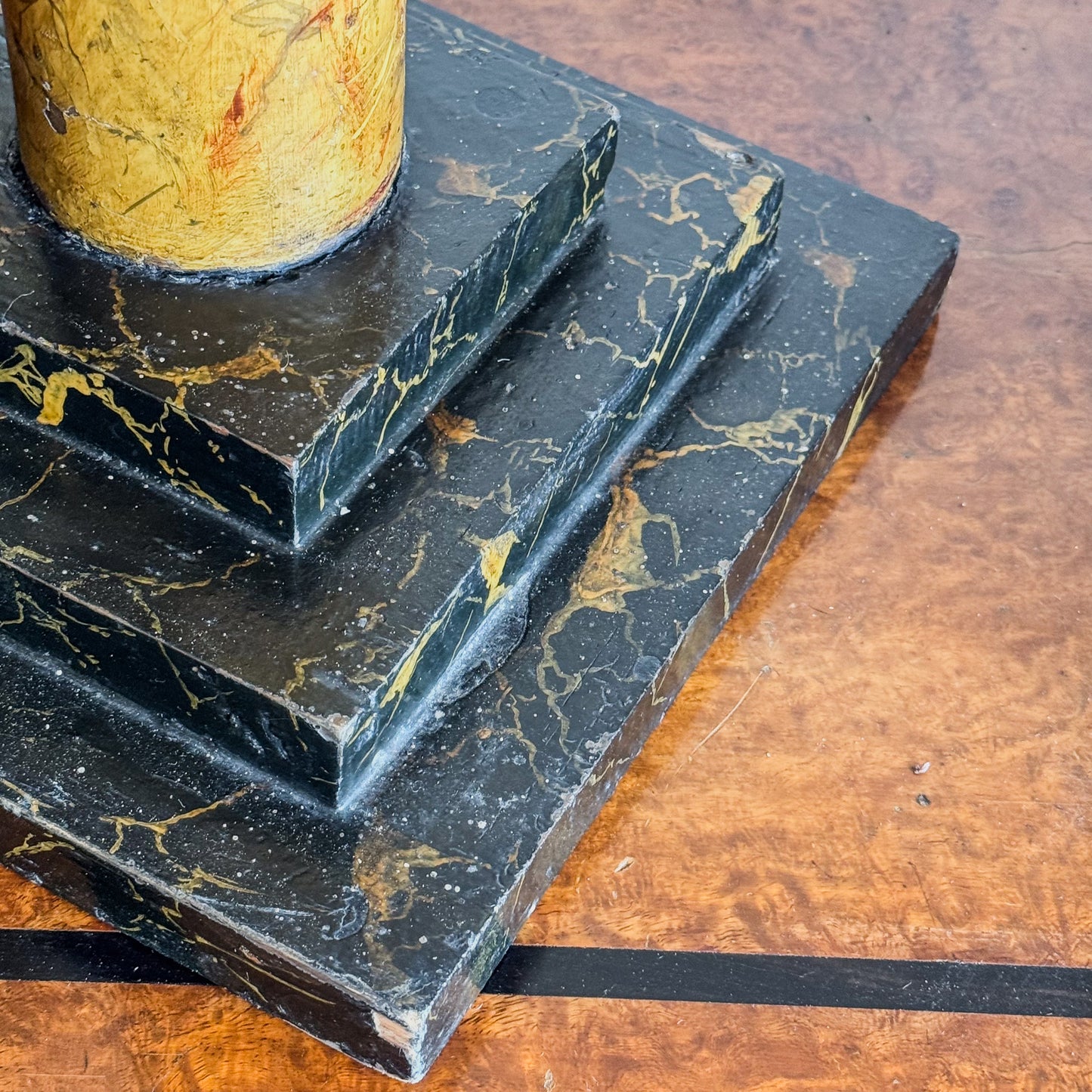 A Late 19th Century Faux Marble Column