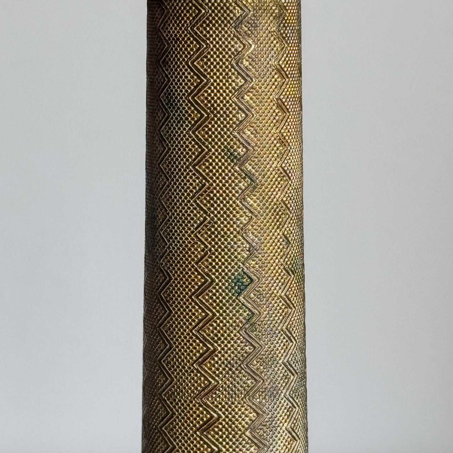 A Pair of Mid 19th Century Cast Brass Candlesticks