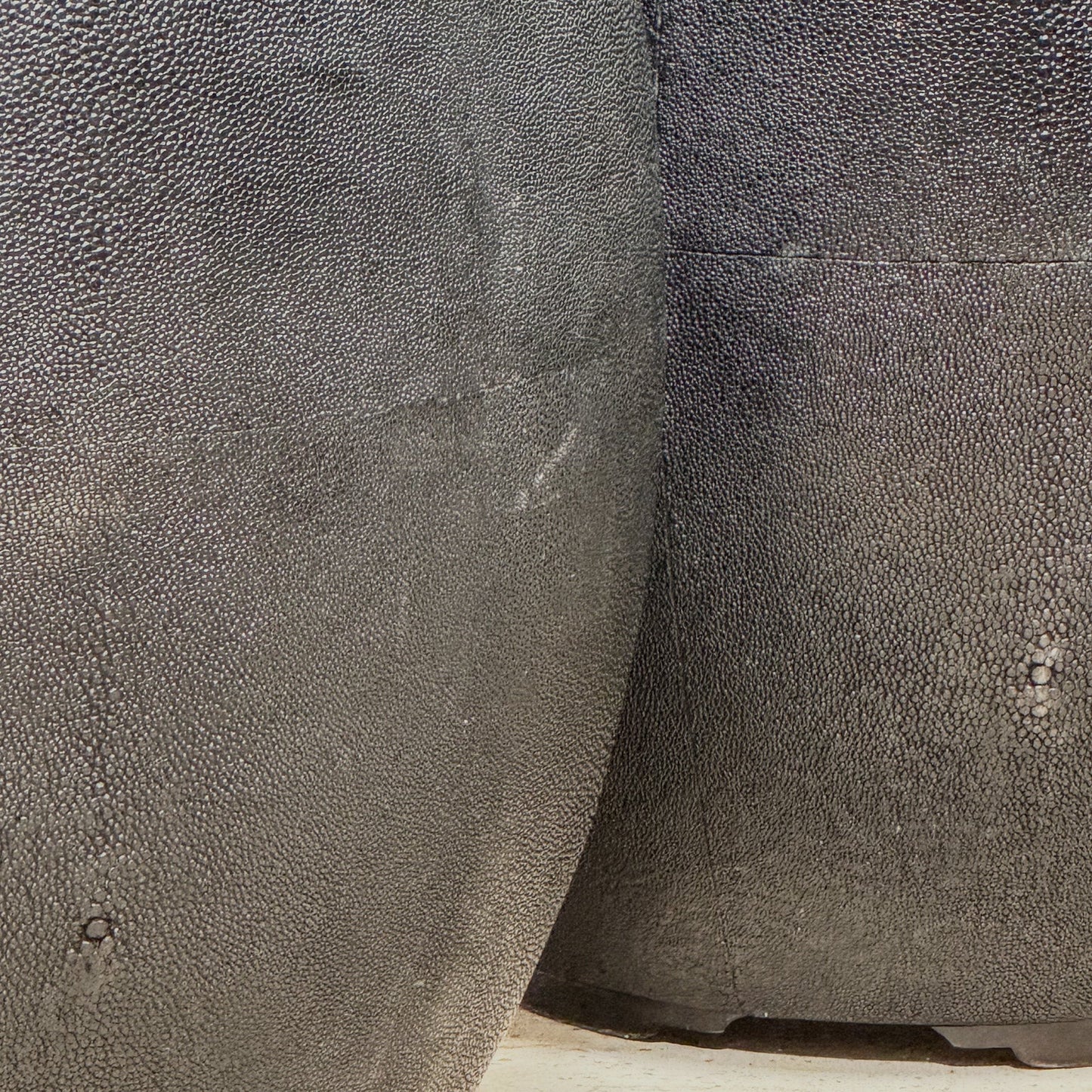 Mid Century Shagreen Stools
