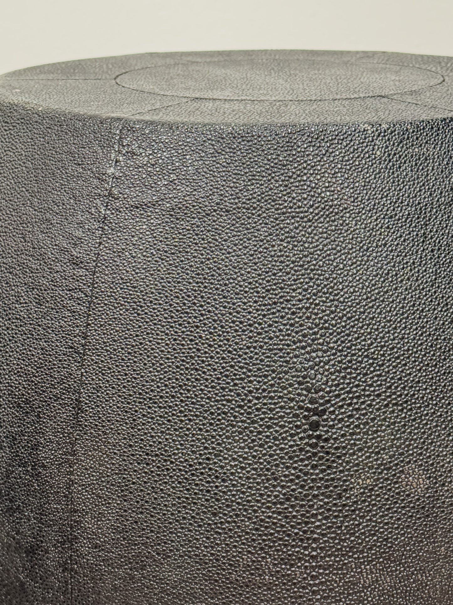 Mid Century Shagreen Stools