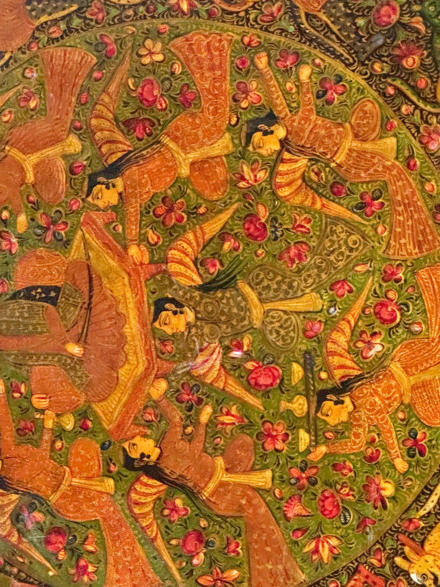 A 19th Century Indian Lacquered Papier Mâché Tray