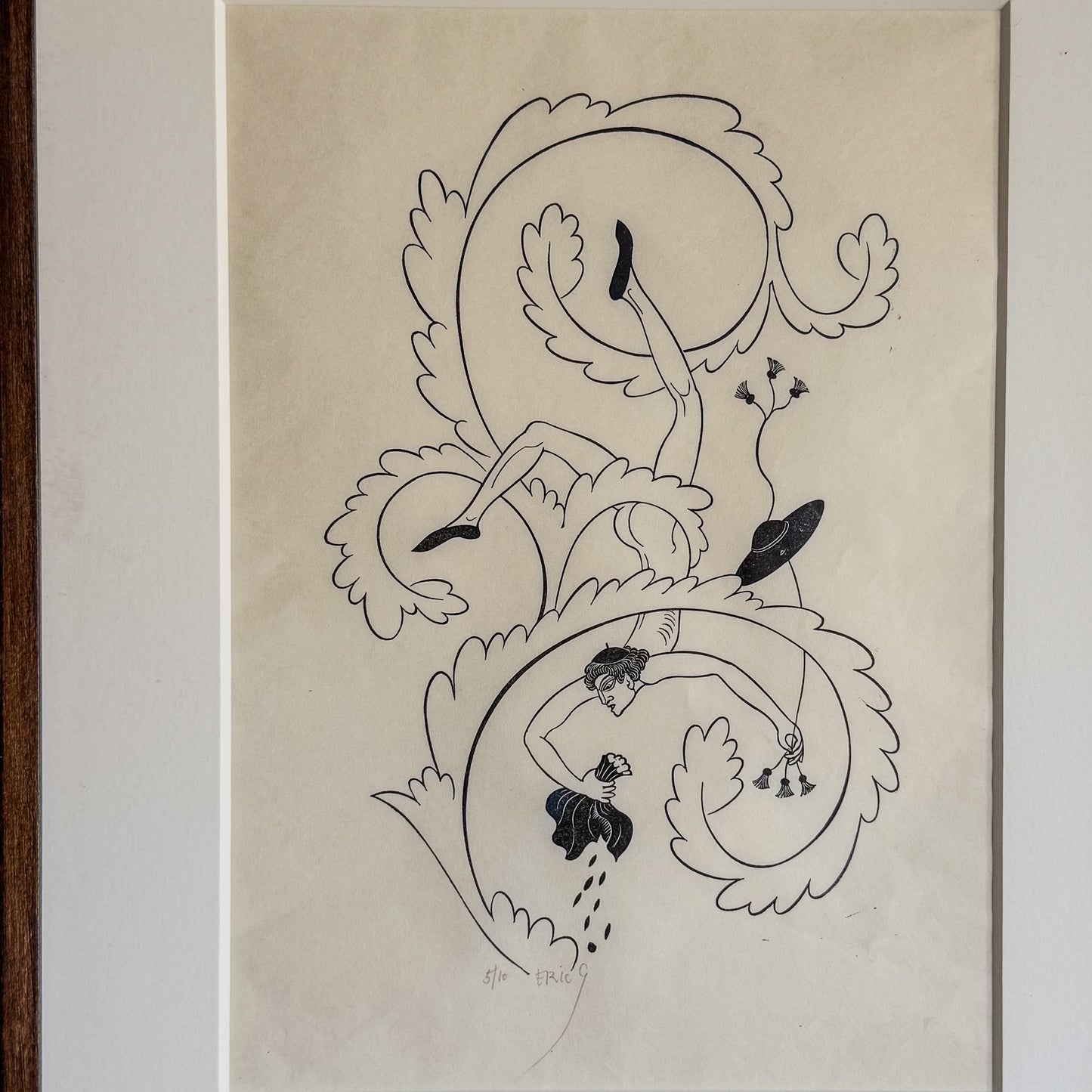 Eric Gill 1882-1940 Framed Wood Engravings