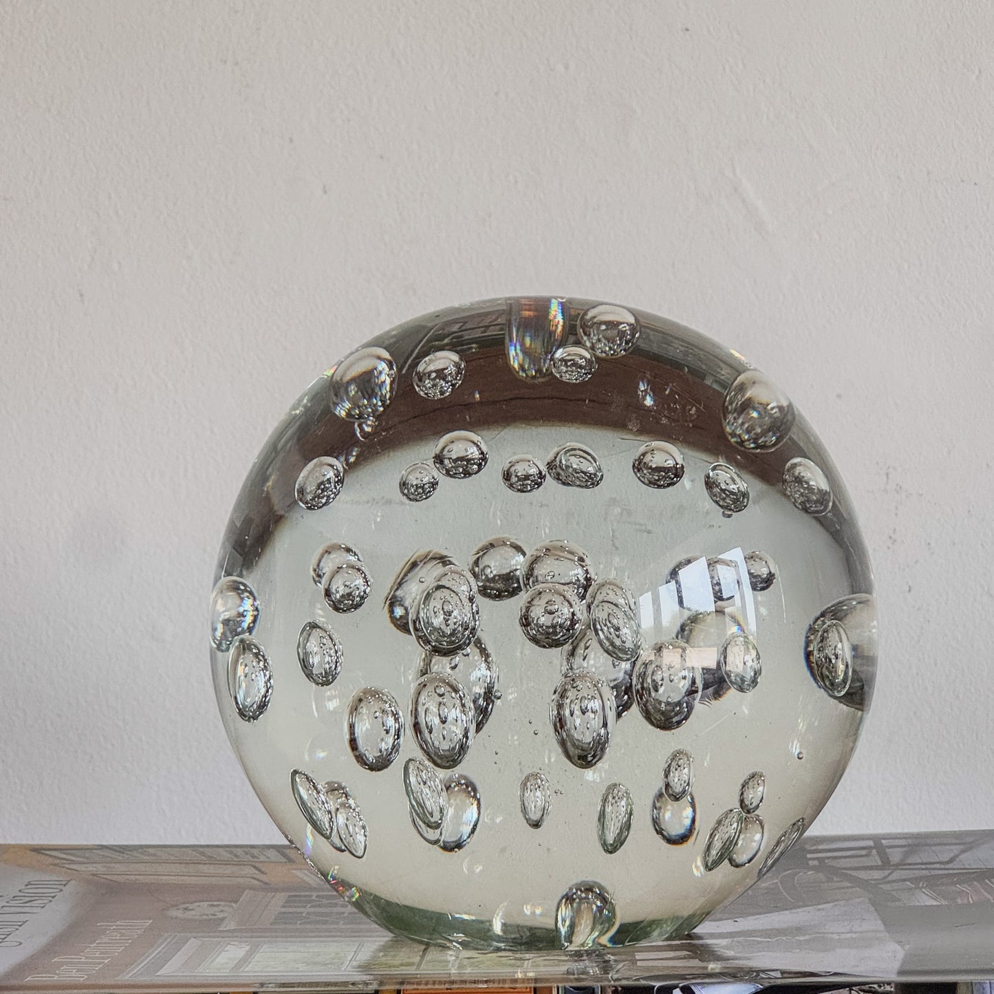 A Mid 20th Century Glass Bubble Weight