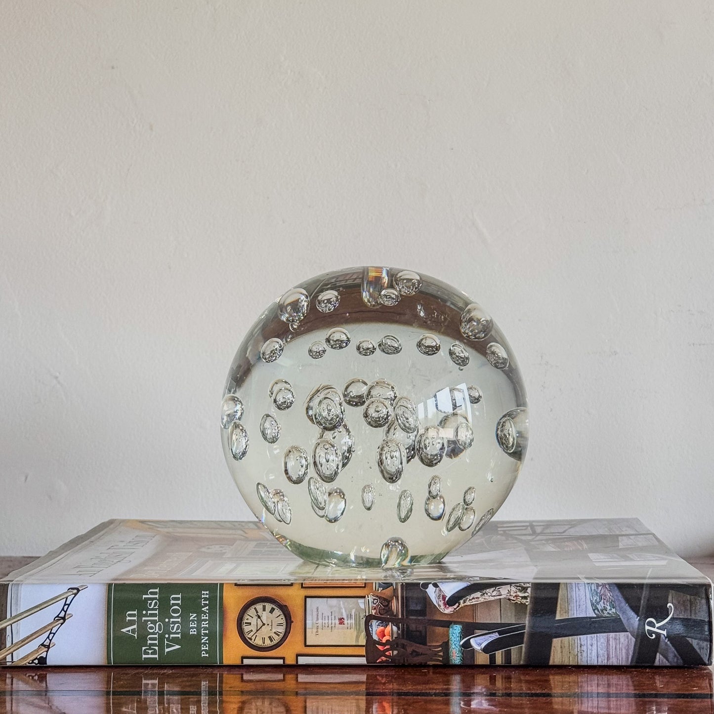 A Mid 20th Century Glass Bubble Weight