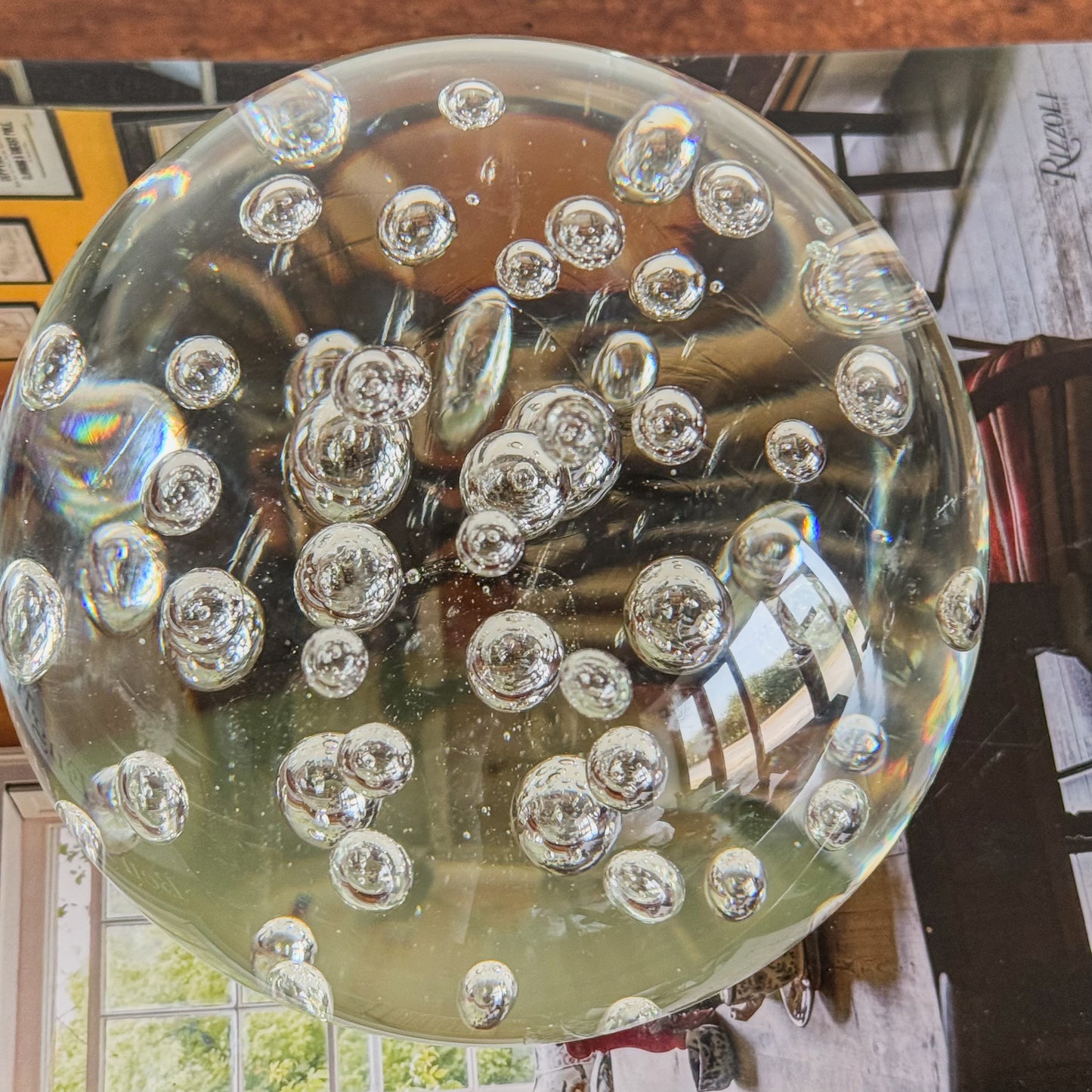 A Mid 20th Century Glass Bubble Weight