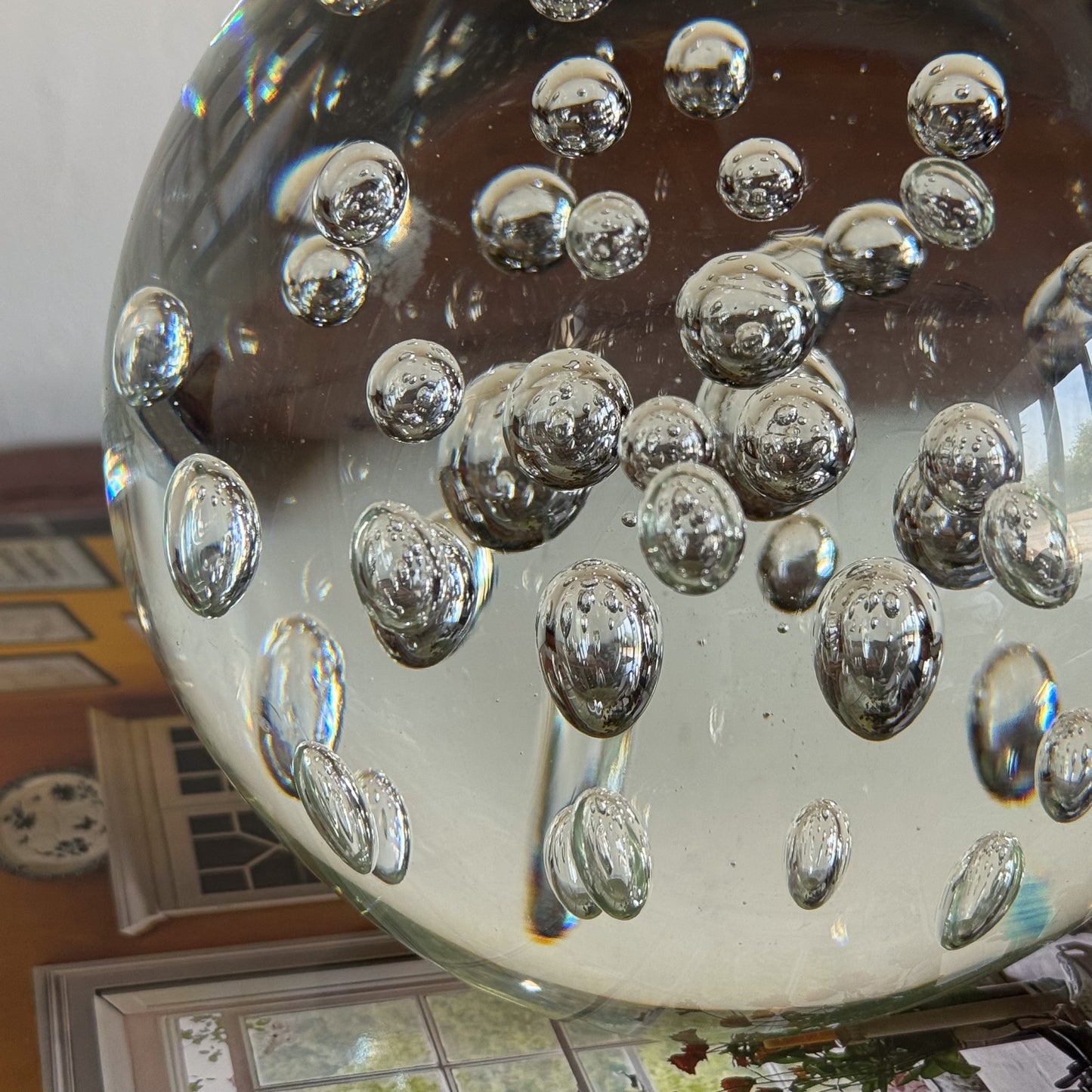 A Mid 20th Century Glass Bubble Weight