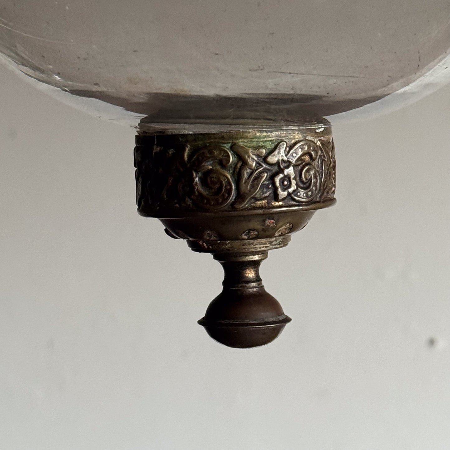 A 19th Century Glass Hundi Lantern