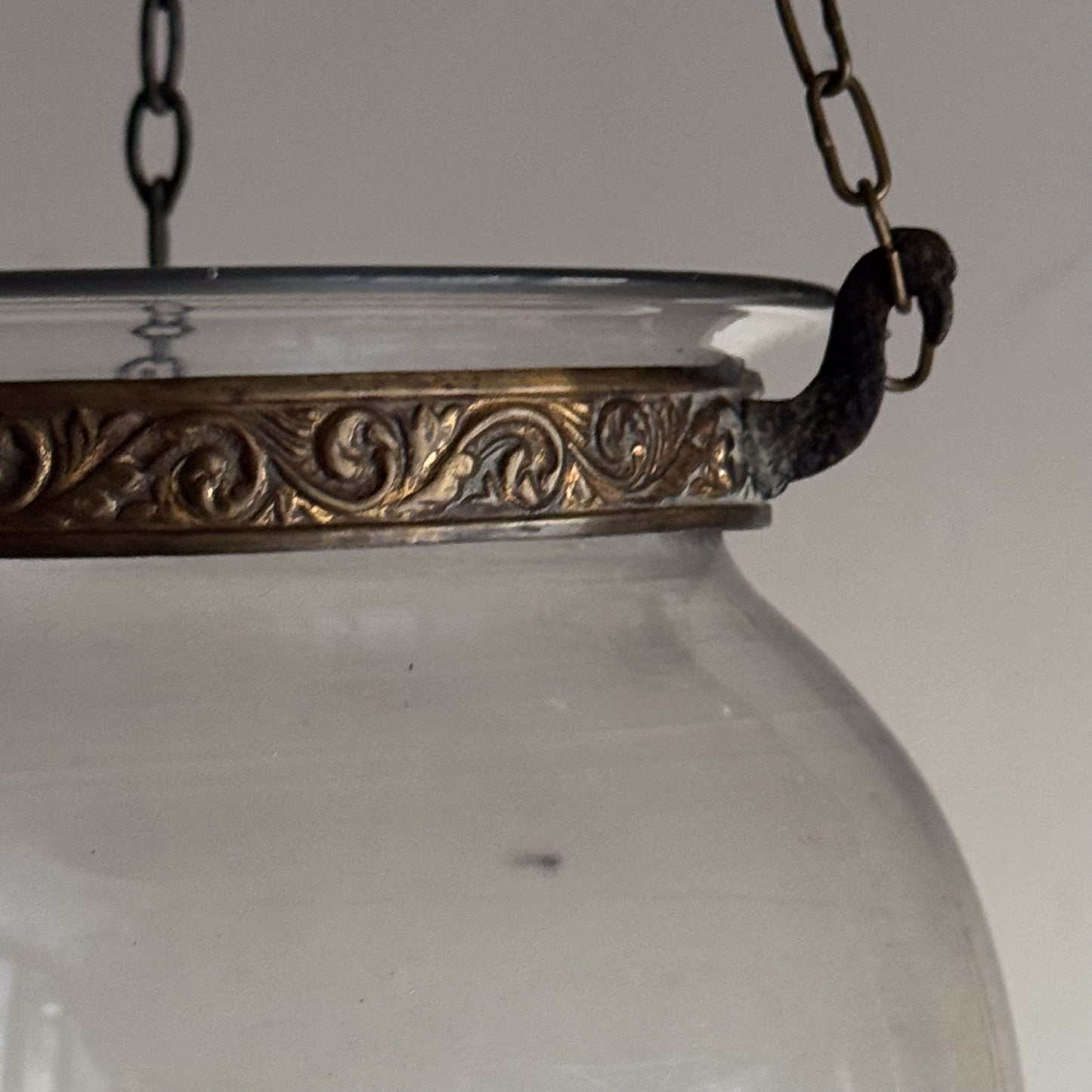 A 19th Century Glass Hundi Lantern