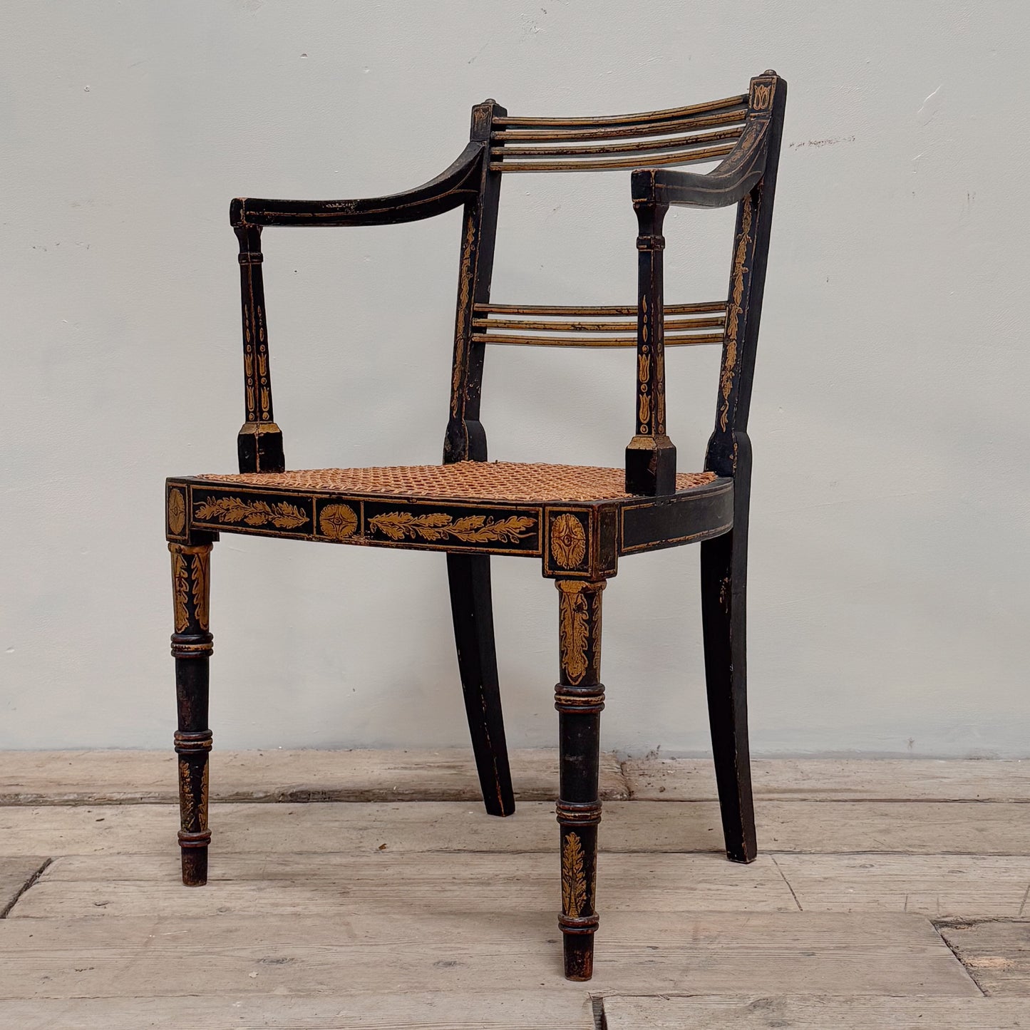 A Regency Painted Chair