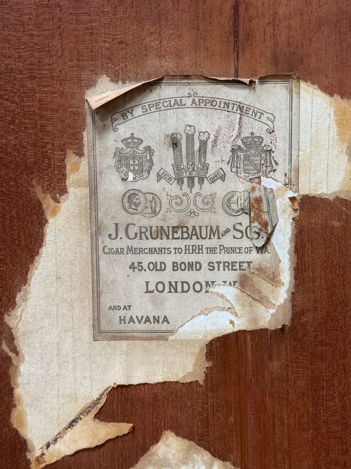A Late 19th Century Mahogany Tobacconist Cabinet
