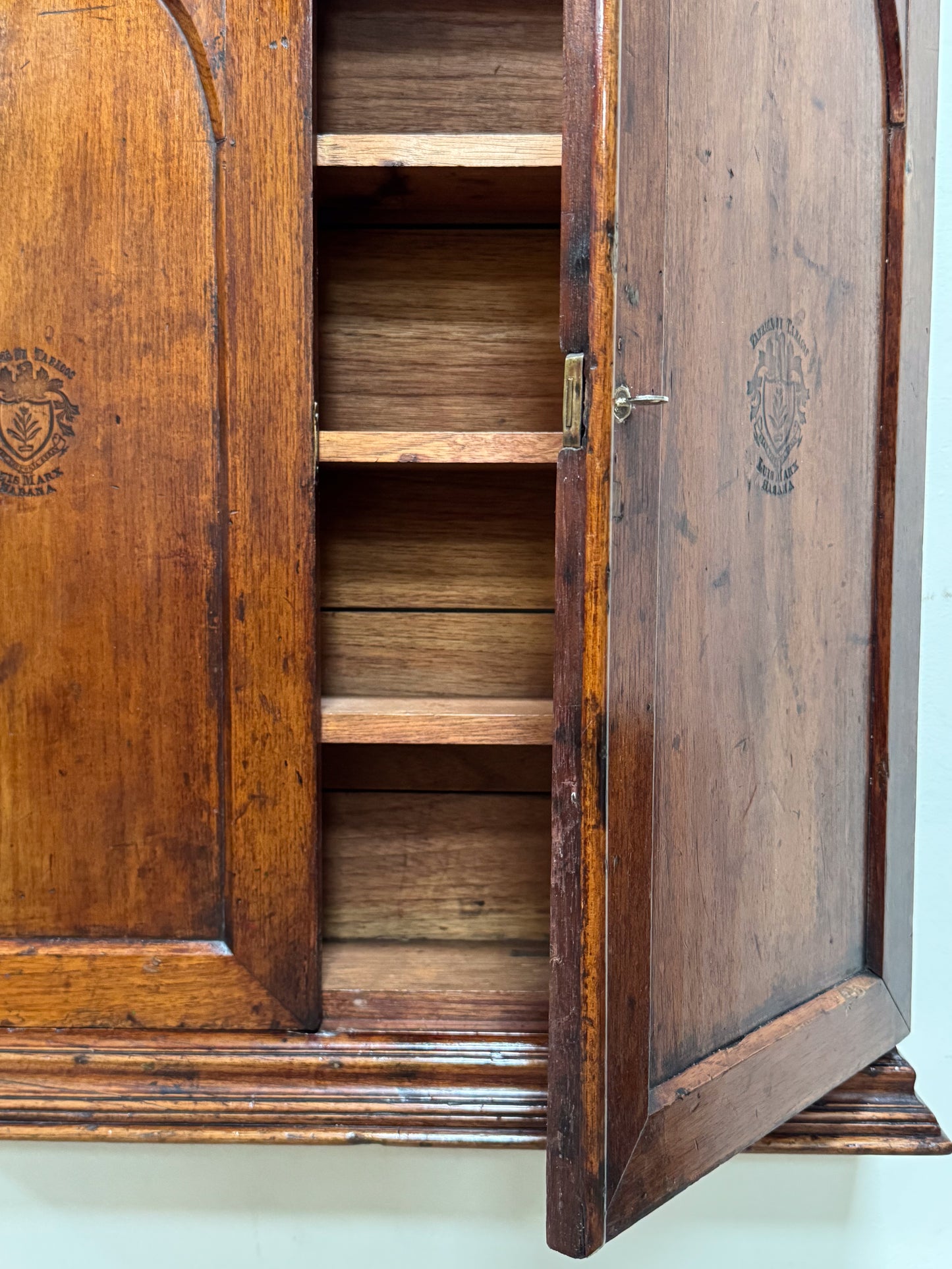 A Late 19th Century Mahogany Tobacconist Cabinet
