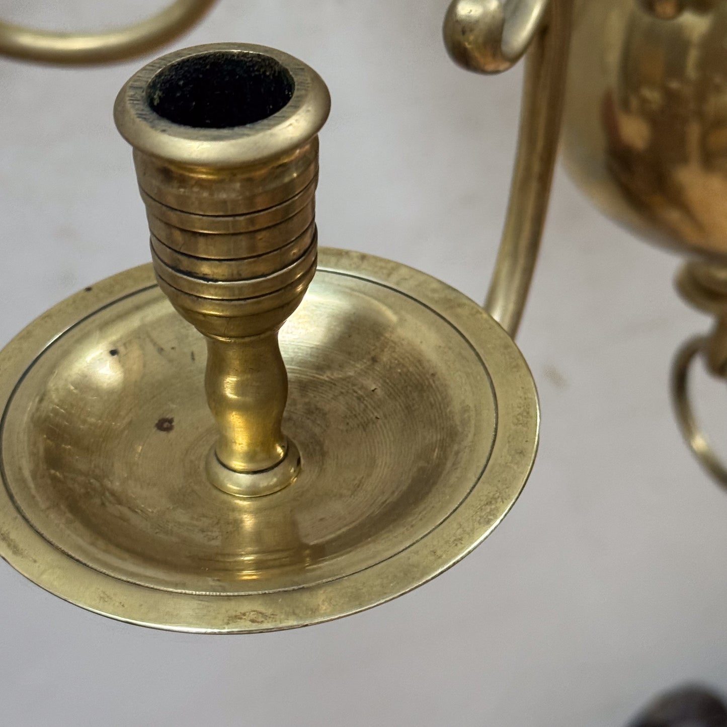 A 19th Century Dutch Style Brass Chandelier