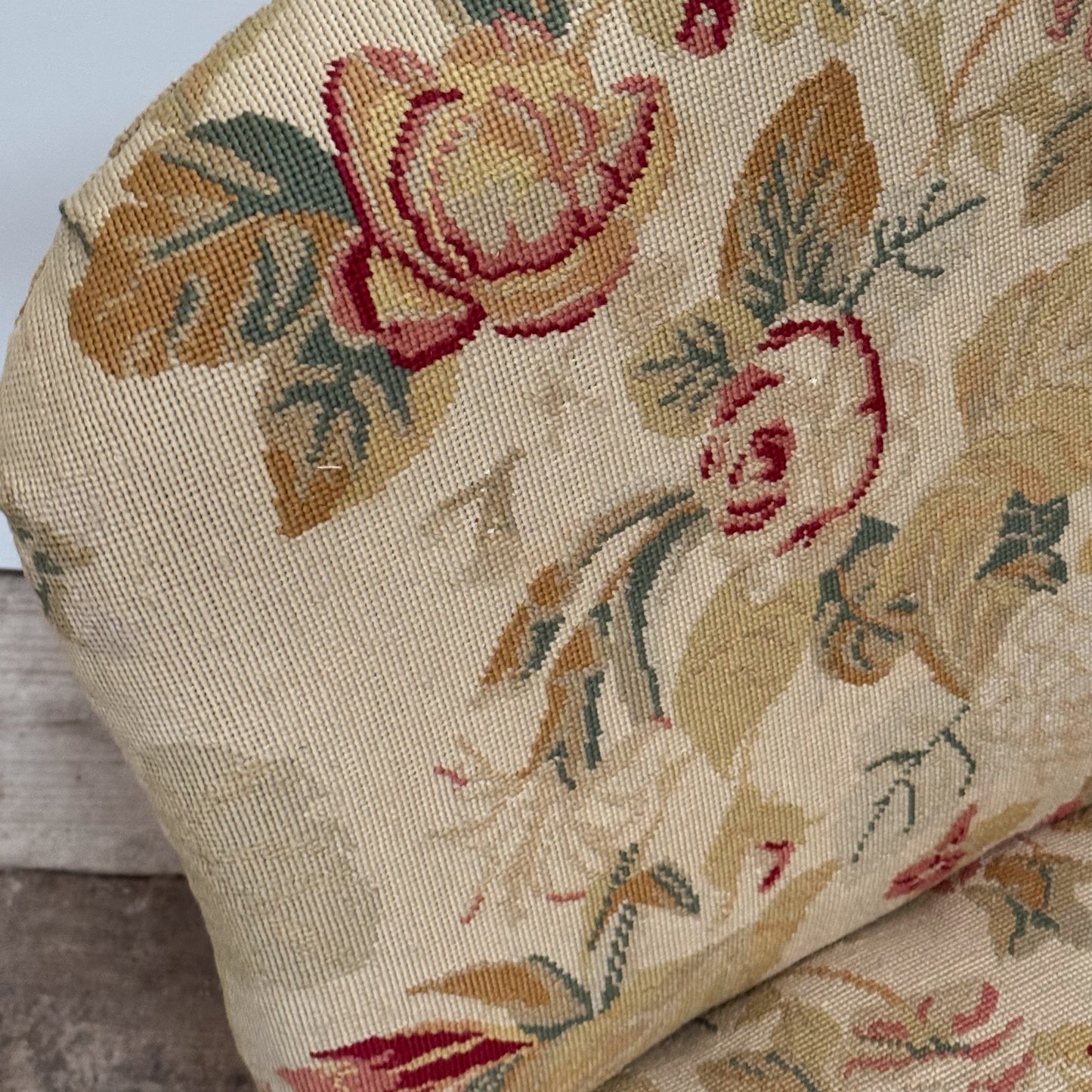 A Mid 19th Century Needlepoint Slipper Chair