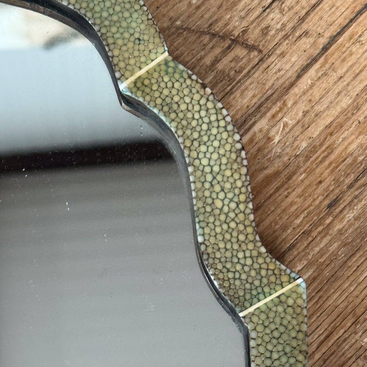 Early 20th Century Shagreen Easel Mirror