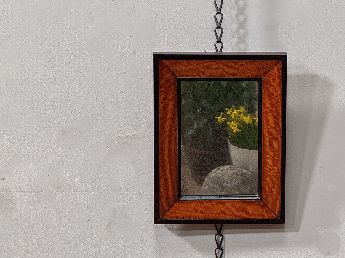 A Mid 19th Century Satinwood Mirror