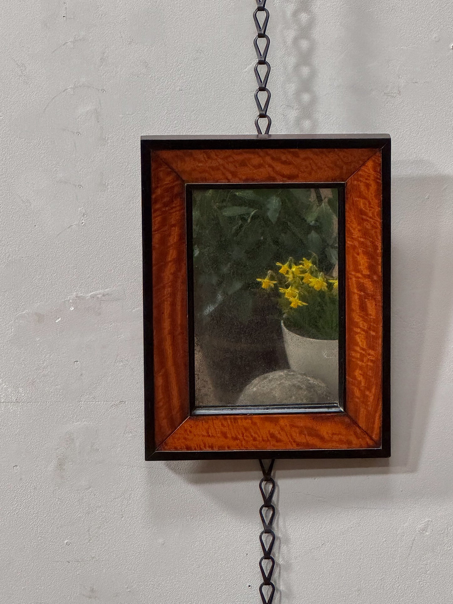 A Mid 19th Century Satinwood Mirror