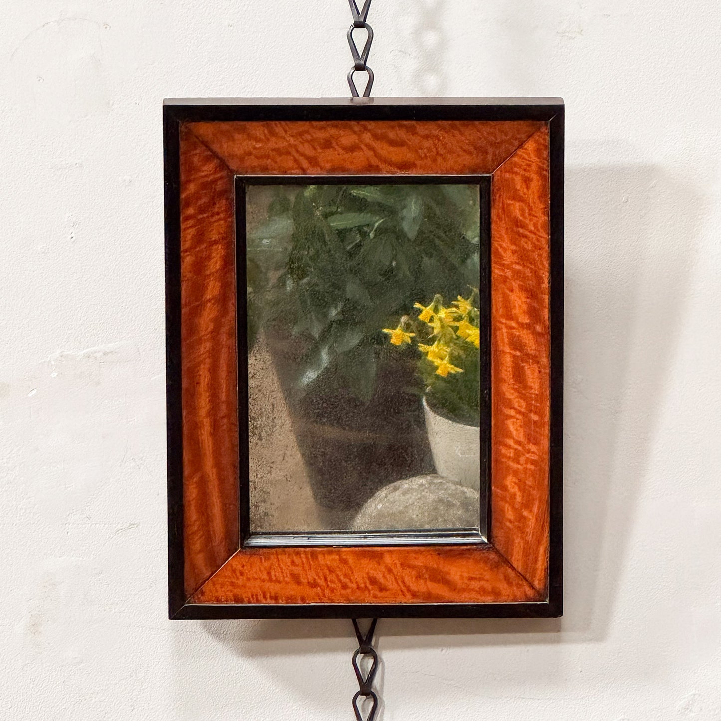 A Mid 19th Century Satinwood Mirror