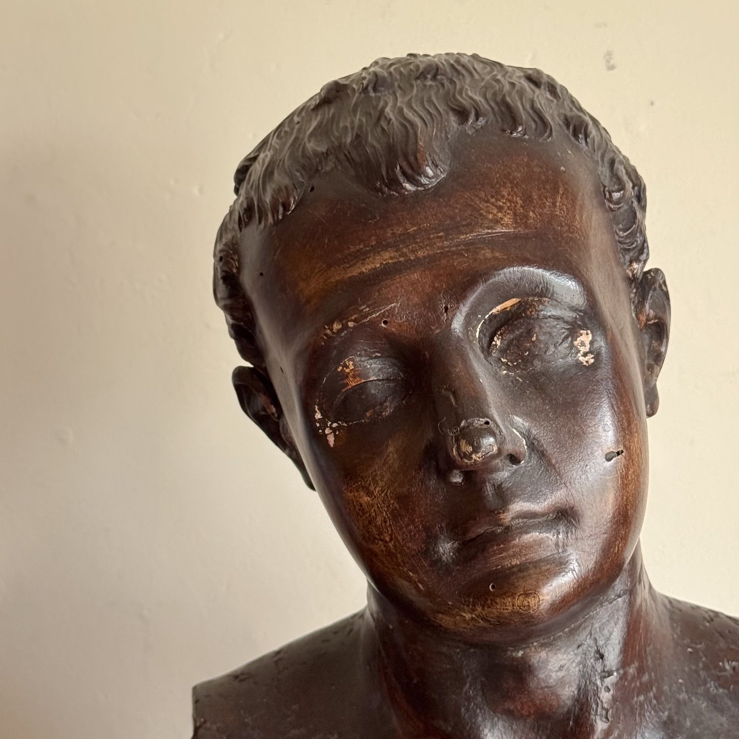 An 18th Century Italian Walnut Bust