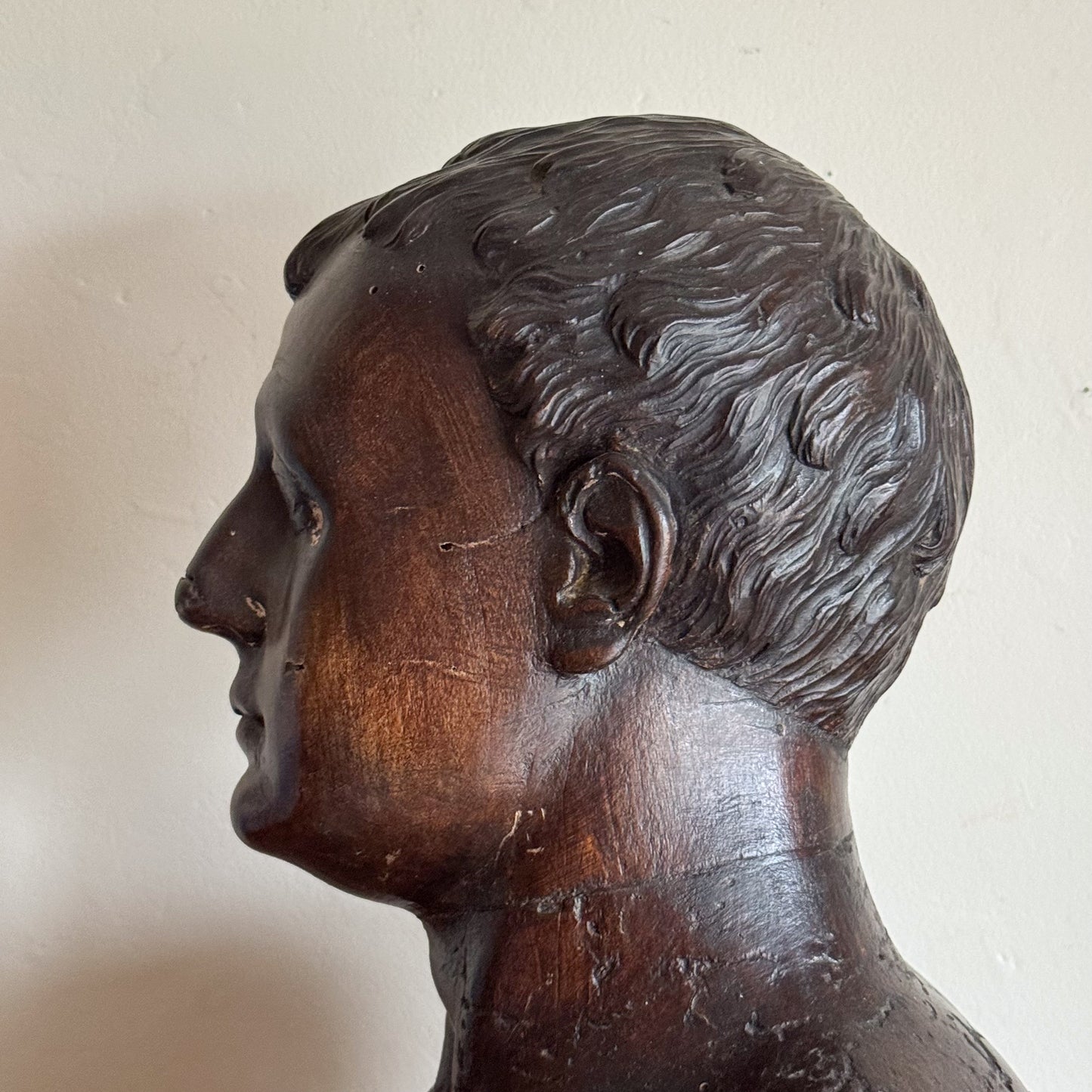 An 18th Century Italian Walnut Bust
