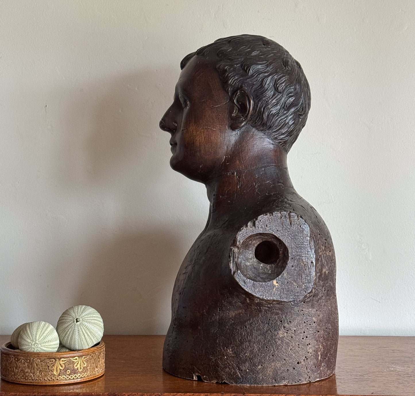 An 18th Century Italian Walnut Bust