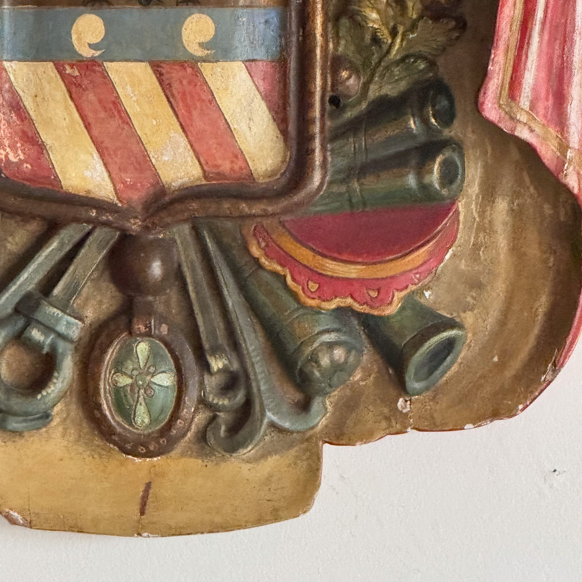 A Late 19th Century Continental Armorial Panel