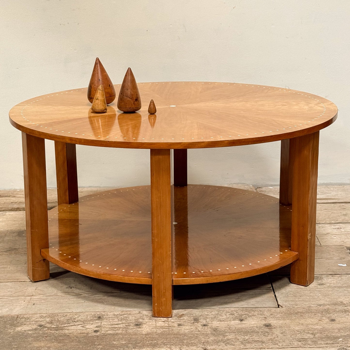 An Art Deco Ash Coﬀee Table