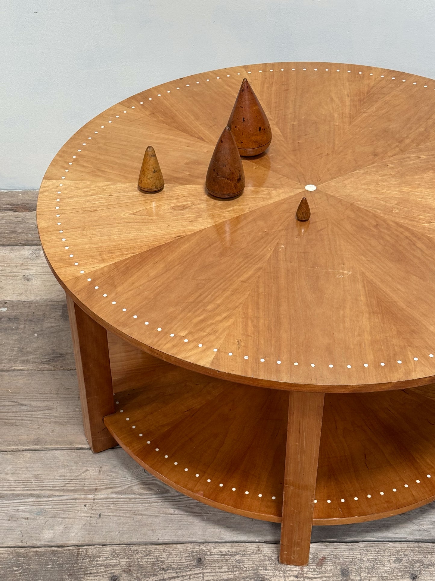 An Art Deco Ash Coﬀee Table