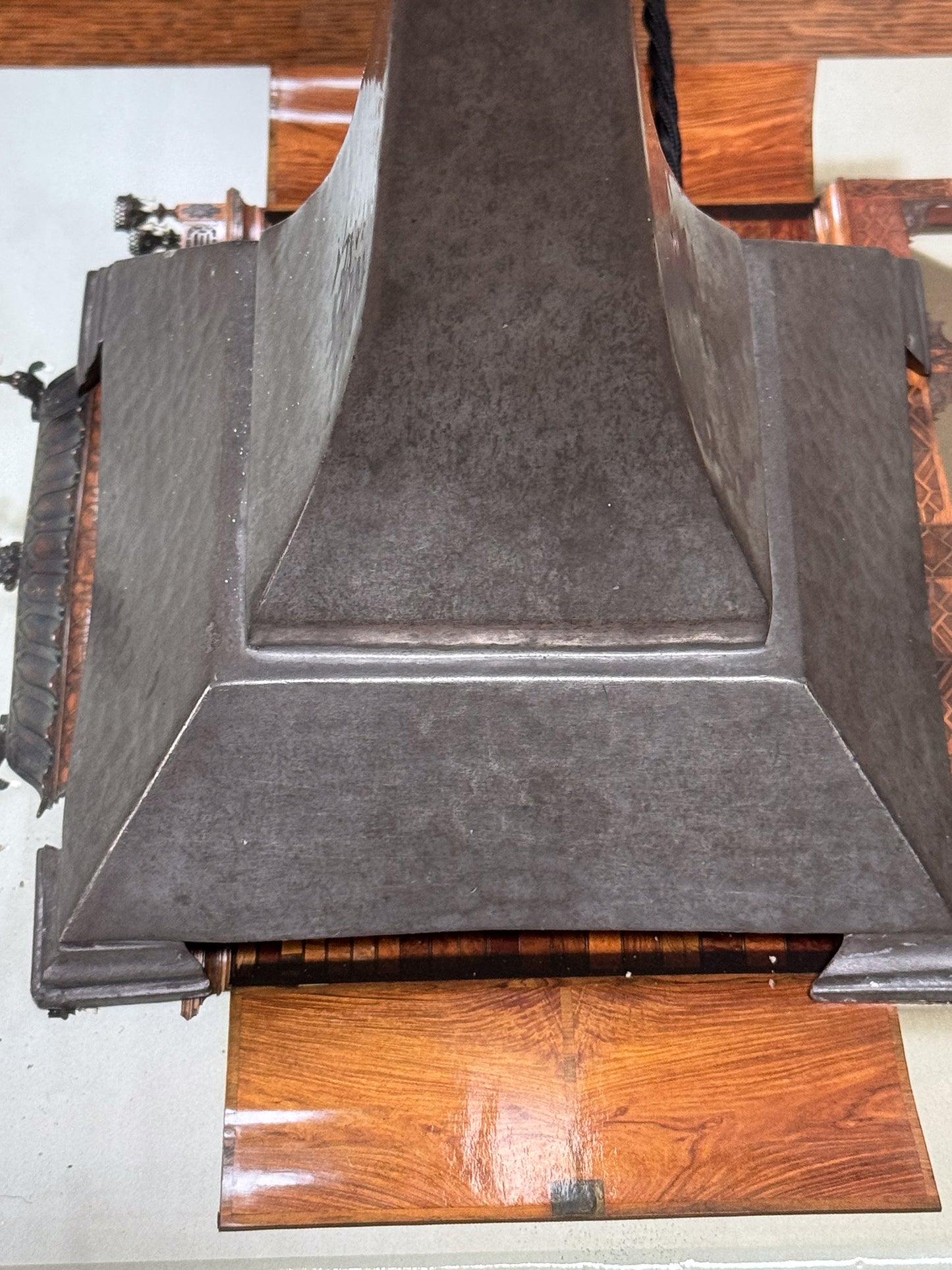 An Arts & Crafts Pewter Lamp by Talbot