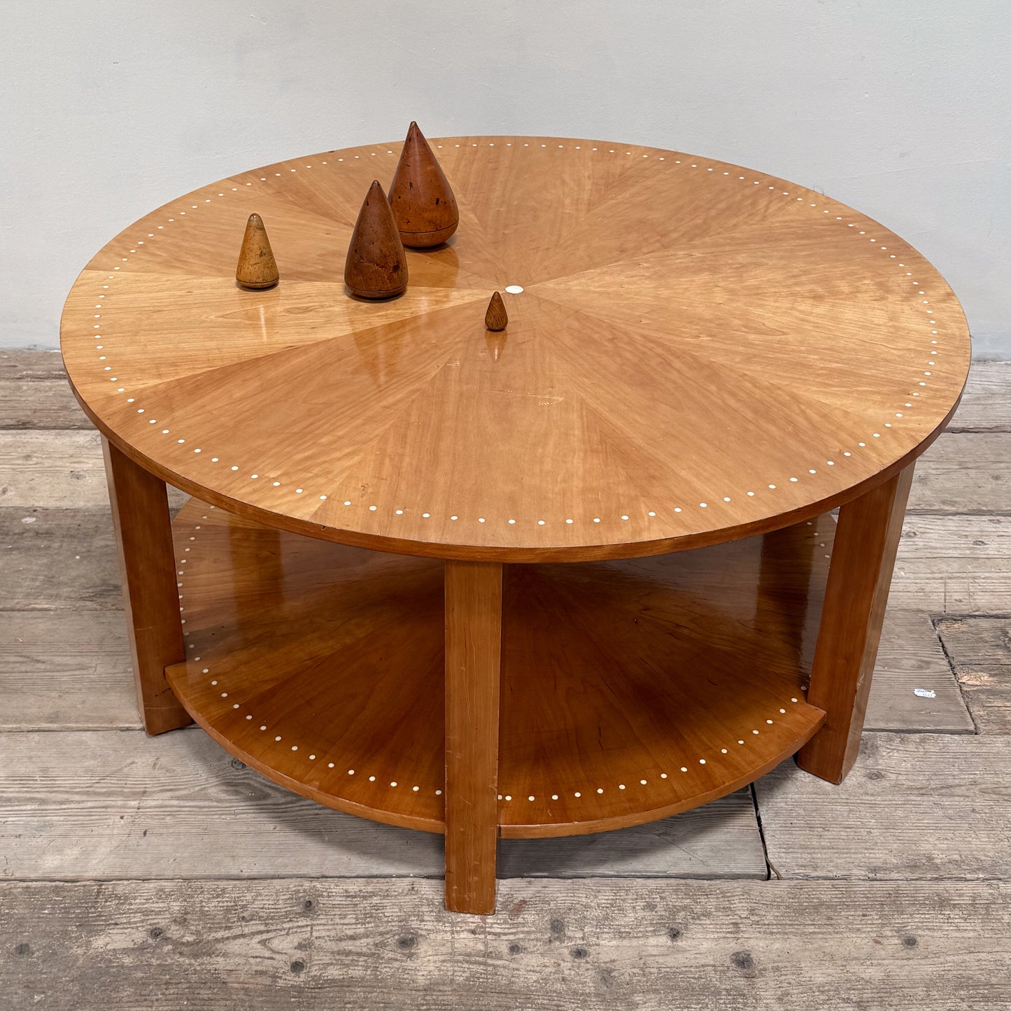 An Art Deco Ash Coﬀee Table